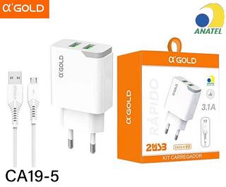 Kit carregador V8 3.1A CA195