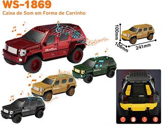 Caixa de Som em Forma de Carrinho WS1869