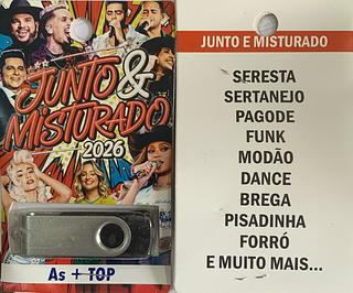 pendrive gravado original 500-600 músicas P110