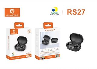 Fone Bluetooth com borracha RS27
