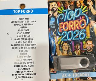 pendrive gravado original 500-600 músicas P103