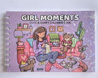 Livro de colorir 50 folhas GIRL MOMENTS