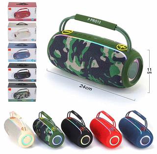 Caixa de som Bluetooth USB cartão memória com RGB JBL p pro13