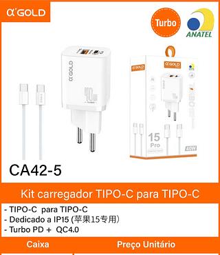 Carregador tipo c para tipo c C425