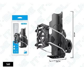SUPORTE PARA GARRAFA - Tamanho compatíveis: Ø7,1cm - Pode ser usado em bicicletas e motos - Material: ABS LE156