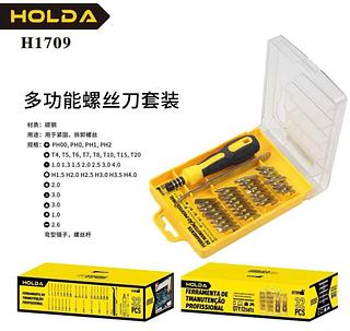 Kit Chave de Fenda 32 pçs cod.: H1709