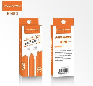 Cabo iPhone 4.8A H’MASTON 1M H108-2 Com 100pcs