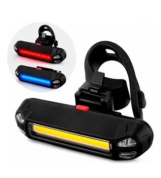 Lanterna Bike Sinalizador Traseiro Farol Led Luz Segurança