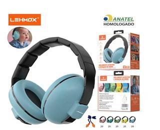 Fone de Ouvido Abafador LEF1218 caixa fechado com 100pcs