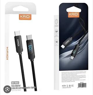 Cabo tipo c /iPhone 1M 27W com digital KD104CL