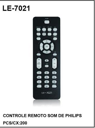Controle remoto Som de philips LE-7021