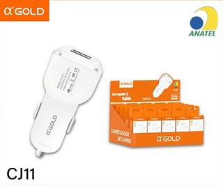 Carregador veicular 3.1A - 2 Entradas USB CJ11