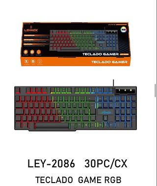 Teclado gamer com RGB LEY2086