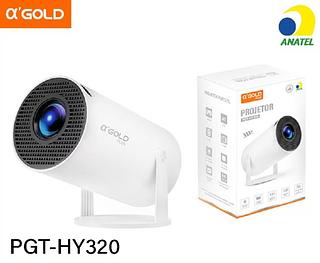 Projetor - Exibição 4K • Rotação de 180° - Wifi + Bluetooth HY320