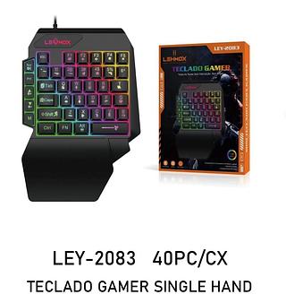 Teclado gamer single hand LEY-2083