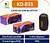 Caixa de som Bluetooth USB cartão memória 60W KD833