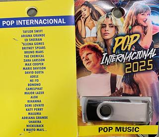 pendrive gravado original 500-600 músicas P103