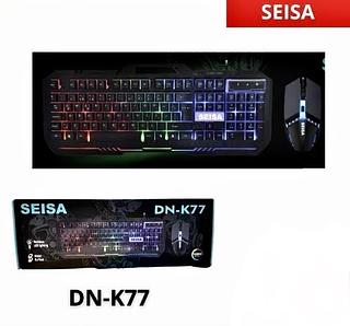Teclado com mouse game com RGB DN-K77