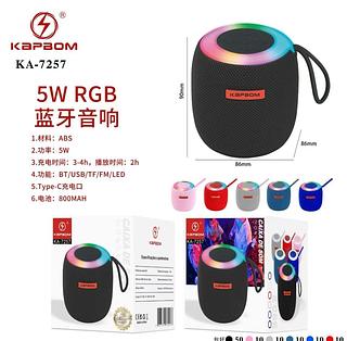 Caixa de som Bluetooth RGB KA7257