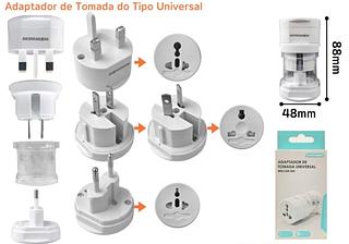 Adaptador de Tomada do Tipo Universal MMCAR805