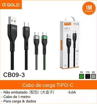 Cabo tipo c 1M 5.0A CB093