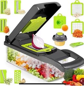 Cortador Fatiador Ralador De Legumes Inox Pica-dor 16 em 1