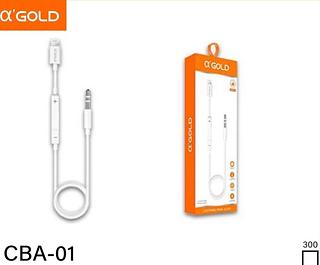 Cabo lightning para áudio - Conecta direto • Saída 3.5mm CBA01