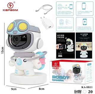 Câmera De Segurança WIFI Design ROBOT 360° (APP YOOSEE) Cód: KAS811