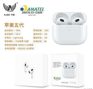 Fone sem fio Bluetooth sem borrachinha A607P