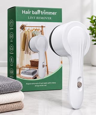 Aparador de Pelos e Bolinhas Elétrico / Removedor de Fiapos (Papa-Bolinhas) Recarregável