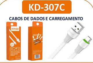 Cabo tipo c 1M KD307C Colm200pcs