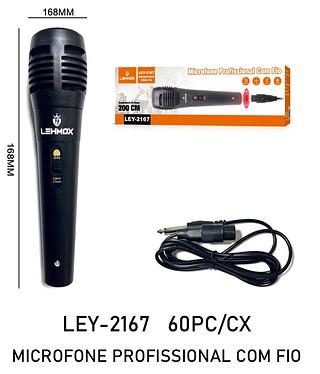 MICROFONE PROFISSIONAL COM FIO 2M LEY-2167