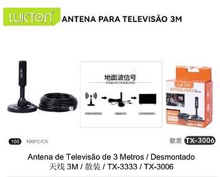 Antena digital para tv 3M TX3006