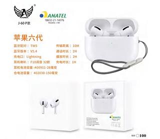 Fone sem fio com. borrachinha J60P