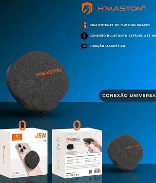 Caixa de som Bluetooth para celular 15w carregamento Magnético AM55