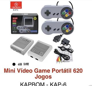 Mini video game portátil 620jogos 620 Com 40pcs