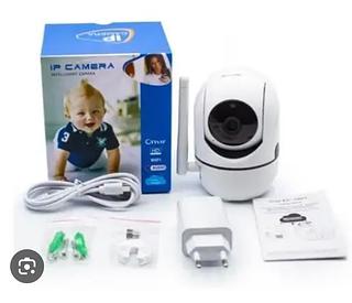 Câmera Eletrônica Ip Robozinho Monitora Tempo Real 360° - Ip.yoosee