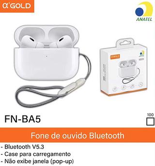 Fone de ouvido Bluetooth FN-BA5