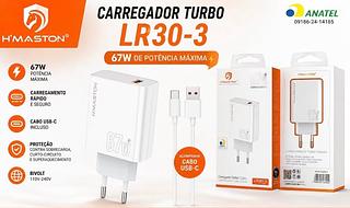 Carregador turbo tipo c 67W LR30-3