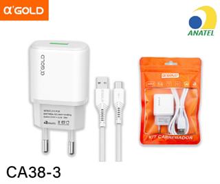 Kit carregador TIPO-C 3.1A CA383