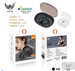 Fone de ouvido Bluetooth J-60L Caixa fechado com 100pcs