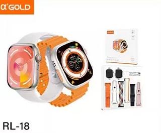 Smart Watch - 2 aparelhos - 6 pulseiras para custumização - Tamanho: 49*40*10.7mm - Capacidade da bateria: 230mAh RL18