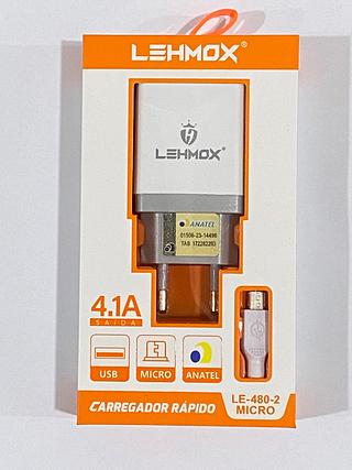 Carregador com cabo V8 LE-480-2