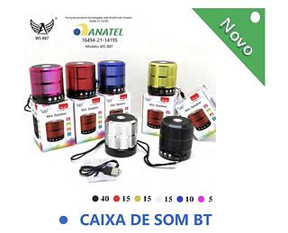 Caixa de som Bluetooth wS887 com 100pcs