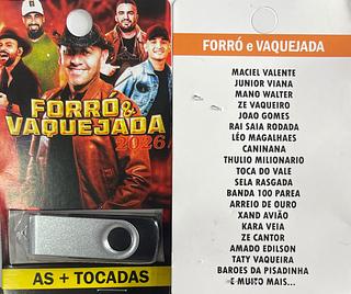 pendrive gravado original 500-600 músicas 85