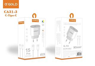 Carregador tipo c /tipo c CA313