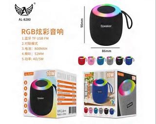 Caixa de som Bluetooth RGB AL8280