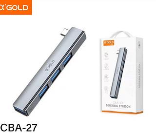 HUB TIPO-C - 3 Portas USB2.0 • 1 Porta USB3.0 CBA27