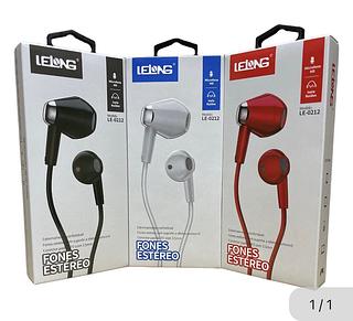 Fone Lelong com microphone LE-2012 Caixa fechado com 200pcs