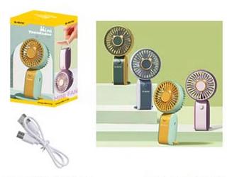 Mini Ventilador •87*49*169mm • Entrada nominal: DC5.0V/1.0A • Potência nominal: 53w • Capacidade da bateria: 500mAh BMF1743